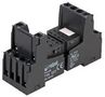 8-PIN INDUSTRIAL RELAY BASE, BLACK GZT2-BLACK