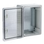 Plastic box Plastim PP3015 (400x300x220, with transparent door, gray, IP65, IK08) N400X300X220SKAID