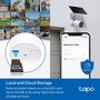 Bevielė lauko Wi-Fi kamera, 2K 3MP, su saulės panele, Color Night Vision, MicroSD iki 512GB TAPO-C410-KIT 8885020620368