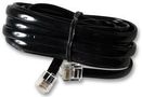 CABLE, RJ12-RJ12 (6P6C), X WIRE, BLK 10M MP009282