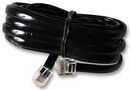 CABLE, RJ12-RJ12 (6P6C), X WIRE, BLK 10M MP009282