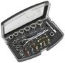 SOCKET AND BIT SET, 1/4", 31PC S01036