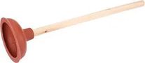 SINK PLUNGER WITH HANDLE, 135MM 32894