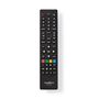 Universal Remote Control | Programmable | 4 Devices | Clear Lay-out | Infrared | Black TVRC1140BK 5412810322572