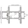 Seinakinnitus LCD TV 63" (must) kuni 75kg UCH0020A 5901436726968