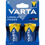 Alkaline Battery D 1.5 V High Energy 2-Blister VARTA-4920/2C 4008496128518