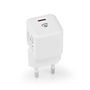 Wall Charger | 20 W | Quick charge feature | 1.67 / 2.22 / 3.0 A | Number of outputs: 1 | USB-C™ | Automatic Voltage Selection | White WCMPD20W100WT 5412810397686