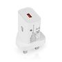 Wall Charger | 18 W | Quick charge feature | 3.0 A | Number of outputs: 1 | USB-A | Automatic Voltage Selection | White WCQC302AWTUK