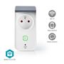SmartLife Smart Plug | Wi-Fi | IP44 | Power meter | 3680 W | Type E (CEE 7/6) | -30 - 40 °C | Android™ / IOS | Grey / White | 1 pcs WIFIPO120EWT 5412810319893