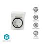 SmartLife Smart Plug | Wi-Fi | IP44 | 3680 W | Plug with earth contact | -25 - 55 °C | Android™ / IOS | Grey / White | 1 pcs WIFIPO130FWT 5412810449699