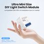 Умный Wi-Fi модуль выключателя 1 gang, 230Vac, 3A, TUYA / Smart Life WSM16 6976037360124