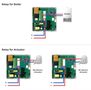 Nutikas juhtmevaba termostaat boileri või termoventiilide jaoks, Wi-fi TUYA + RF WT-498-WIFI-RF