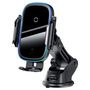 Autohoidik juhtmevaba laadimisega, must  Baseus WXHW03-01 6953156212466
