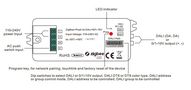 Контроллер Zigbee to DALI / 0/1-10V с функцией push-dim SR-2421-ZG-PUSH