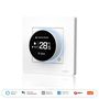 Nutitermostaat põrandaveeventiilidele, valge, ZigBee, TUYA ZHT-SR-GA-WH-MS 6974246478494