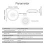 Умный датчик затопления, беспроводной, ZigBee, TUYA / Умная жизнь ZSS-QY-WL-C-MS 6974246474854
