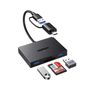 Kaardilugeja SD, microSD USB 3.0/USB-C OTG 2xUSB-A pordiga UGREEN/45167 6941876241675