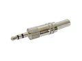 3.5mm MALE JACK CONNECTOR - NICKEL STEREO CA004 5410329287641; 5410329223335