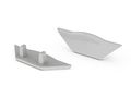ABS END CAP FOR ALU-CORNER LED PROFILE WITHOUT CABLE HOLE - GREY EC-E1 5410329653484; 5410329653484