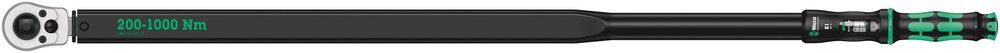 Click-Torque E 1 Push R/L adjustable torque wrench for clockwise and anti-clockwise torque-control, 200-1000 Nm, 3/4"x200-1000, Wera 05075631001