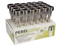 SOLAR LIGHT with stainless steel pole - 24 pcs in Display CSOL04D 5410329443979; 5410329443979