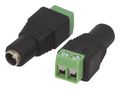 DC connector female with terminal box, DC size: 2,1x5,5mm CONDC-T93 5100000000173