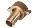 Brass tap connection - internal thread 3/4" - hose 5/8" - female - ╪15 mm - 20x27 mm DT80004 5410329696979