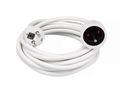 EXTENSION CABLE - 5 m - WHITE - 3G1.5 - FRENCH SOCKET EC05 5410329343521; 5410329524708