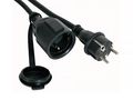 RUBBER EXTENSION CABLE - 5 m - 3G1.5 - SCHUKO EC05R15-G 5410329407650; 5410329534059