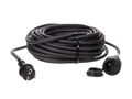 RUBBER EXTENSION CABLE WITH SHRINK TUBE - 3G2.5 - 25 m - FRENCH SOCKET EC25R25STBHQ 5410329718794; 5410329718800