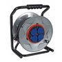 PROFESSIONAL NEOPRENE CABLE REEL WITH ANTI-TWIST SYSTEM - 40 m - 3G2.5 - 4 SOCKETS - FRENCH SOCKET ECR40NP25A 5410329604691; 5410329604691
