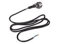 POWER CORD BLACK CEE 7/7 90 + LEADS TAILS L=1.5 m H05VV-F 3G0.75 mm▓ EPC015R075 5410329656287; 5410329656935
