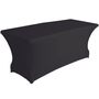 Rectangular table cover - stretch - black FP411 5410329614959; 5410329662134