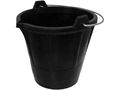 TALIAPLAST - MASONRY BUCKET - 12 L - RUBBER - WITH SPOUT HED200012