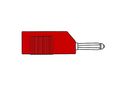 MATING CONNECTOR 4mm WITH LONGITUDINAL OR TRANSVERSE CABLE MOUNTING, WITH SCREW / RED (BSB 20K) HM1410 5410329274795; 4002044167479