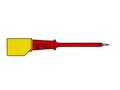 CONTACT-PROTECTED TEST PROBE 4mm WITH SLENDER STAINLESS STEEL TIP / RED (PRÜF 2S) HM5411 5410329308100