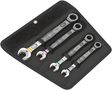 6000 Joker 4 Imperial Set 1 Ratcheting combination wrenches set, Imperial, 1 x 7/16"x165.0; 1 x 1/2"x177; 1 x 9/16"x188; 1 x 3/4"x246; 1 x 50.0x120.0, Wera 05073295001