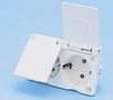 Socket 2-gang 2P+E F (CEE 7/4) White-136-73-829 136-73-829