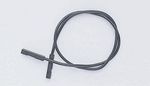 Laboratory cable Ćø0.64mm 25cm Black-140-14-080 140-14-080