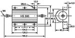 Wirewound resistor 10 Ohm 300W Ā± 5%-160-69-124 160-69-124
