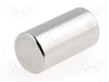 Magnet: permanent; neodymium; NdFeB; Ø8x15mm; 1150mT MEDER MMS815