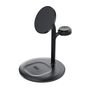 Greencell MagScape Inductive Charger Stand 3-in-1 MagSafe for iPhone, Apple Watch, AirPods and other wireless headphones MSST-GC-3IN1-B 5904326375772