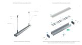 Anodeeritud alumiiniumprofiil LED ribadele 2.02m, SILEDA, 10-0334-20, LUMINES (saatmine ainult kuleriga) PROF-SILEDA-2Ms 5902973366310