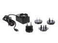 UNIVERSAL CHARGER WITH TYPE C USB CONNECTOR - 5 VDC - 3 A with 4 TRAVEL PLUGS - 15 W max. PSS6EUSB41BT 5410329711856
