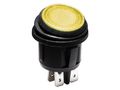 ORANGE LED ILLUMINATED ROCKER SWITCH 2P DPST / ON-OFF 12 V R13244BY/LED 5410329591267