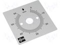 Scale for mechanical timer FAUCIGNY INSTRUMENTS S60M