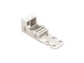 MOUNTING CARRIER - FOR 2-CONDUCTOR TERMINAL BLOCKS - 221 SERIES - 4 mm▓ - WITH SNAP-IN MOUNTING FOOT FOR VERTICAL MOUNTING - WHITE WG221522 5410329716066; 4055143595858