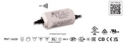 Switching power supply LED 24V 1.7A, 40W, IP67, MEAN WELL XLN-40-24
