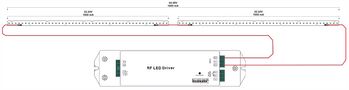 LED modulis, linijinis, 70mm, CC 1050mA, 3W, 511lm, Samsung SMD, VALUE serija, AKTO AM-7/17-6p1sRA-NW