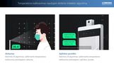 БЕСКОНТАКТНОЕ ИЗМЕРЕНИЕ ТЕМПЕРАТУРЫ И ТЕРМИНАЛ КОНТРОЛЯ МАСОК Termoskaitytuvas